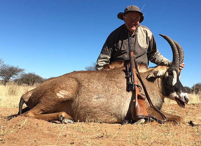 Roan Antelope Trophy Hunting Makadi Safaris